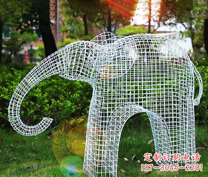 江西不锈钢大象雕塑给城市带来美丽的艺术