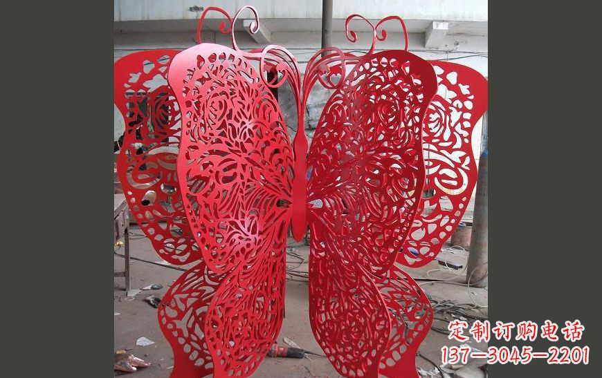 江西不锈钢蝴蝶公园景观雕塑
