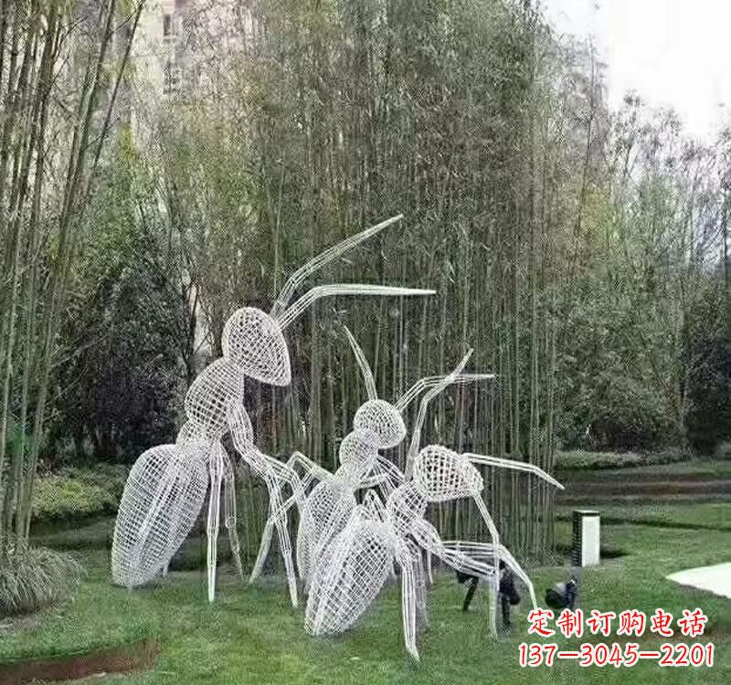 江西不锈钢镂空蚂蚁雕塑艺术细节的精彩绝伦