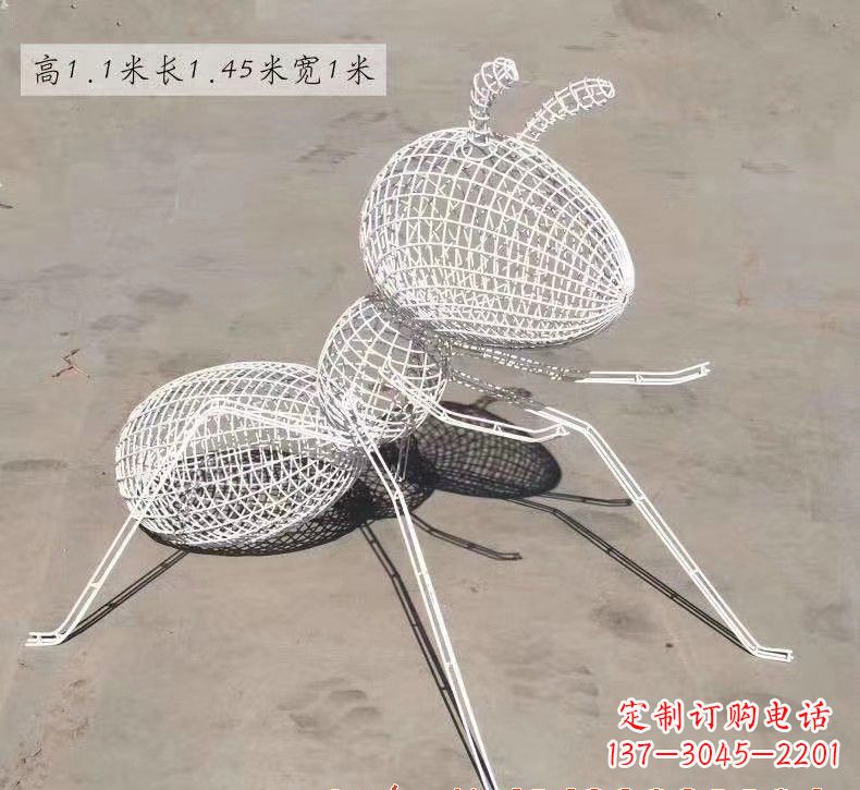 江西不锈钢镂空蚂蚁雕塑