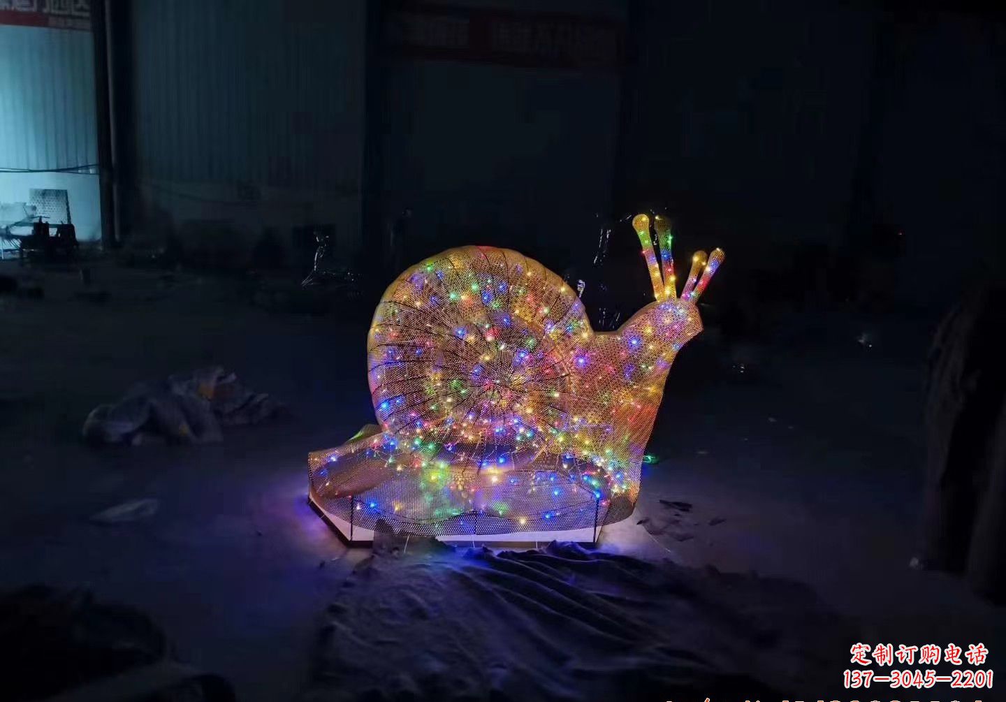 江西不锈钢镂空蜗牛雕塑精致美观的艺术品