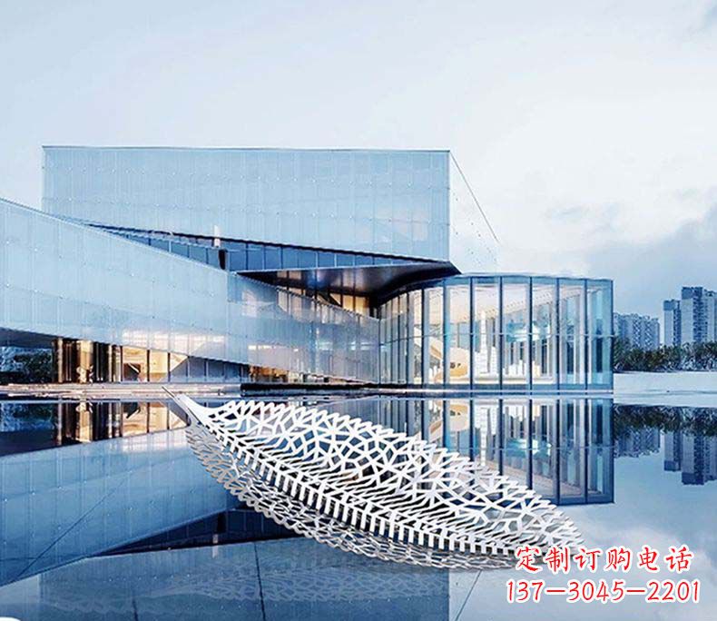 江西不锈钢树叶雕塑——精美绝伦