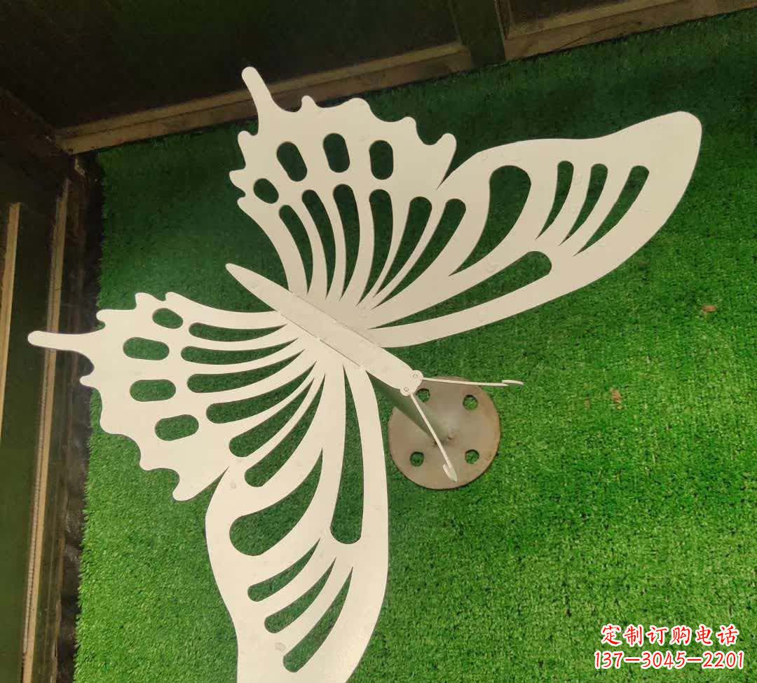 江西不锈钢镂空蝴蝶雕塑灵动翩跹