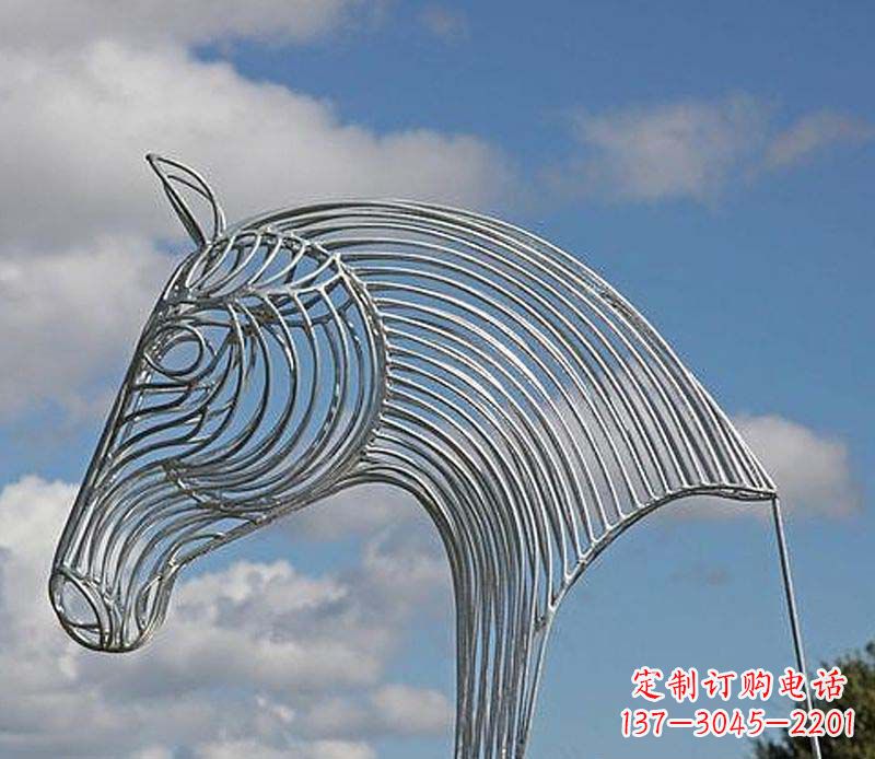 江西不锈钢马头雕塑抽象雕塑的新突破