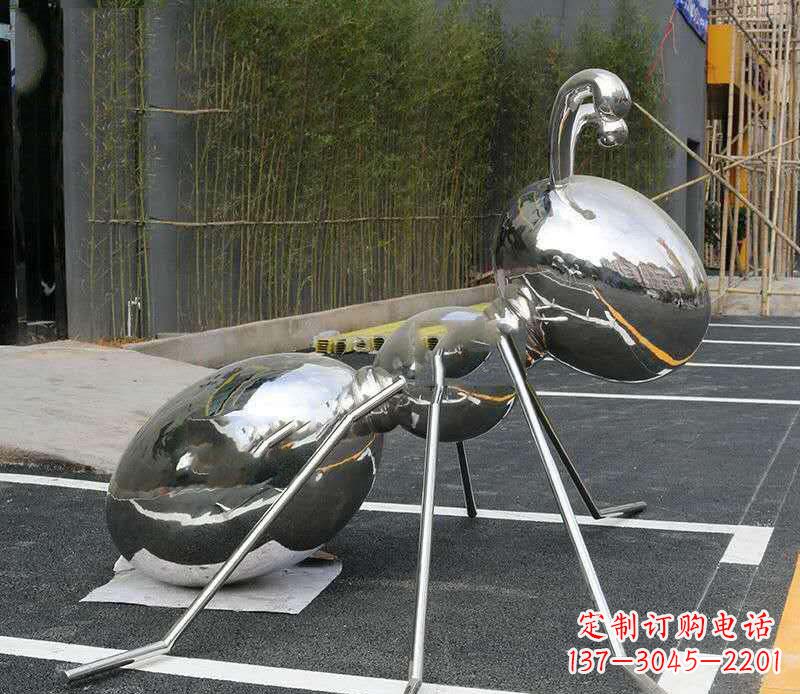 江西不锈钢蚂蚁雕塑——艺术的融合