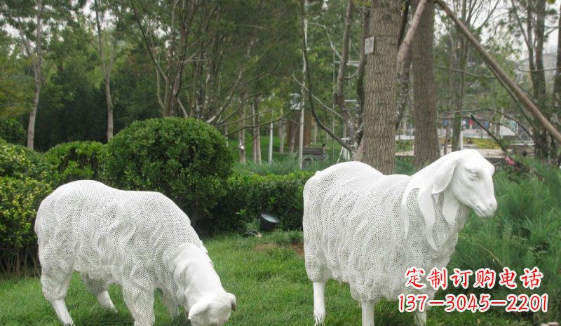 江西不锈钢绵羊雕塑——精致美观的艺术品