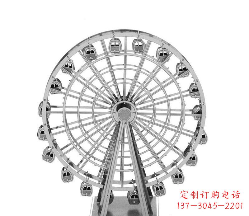 江西不锈钢摩天轮雕塑引领城市风采