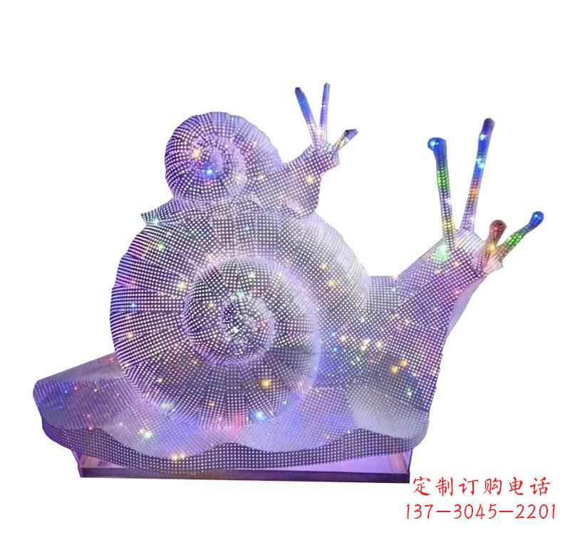 江西不锈钢蜗牛雕塑一件精美的艺术品