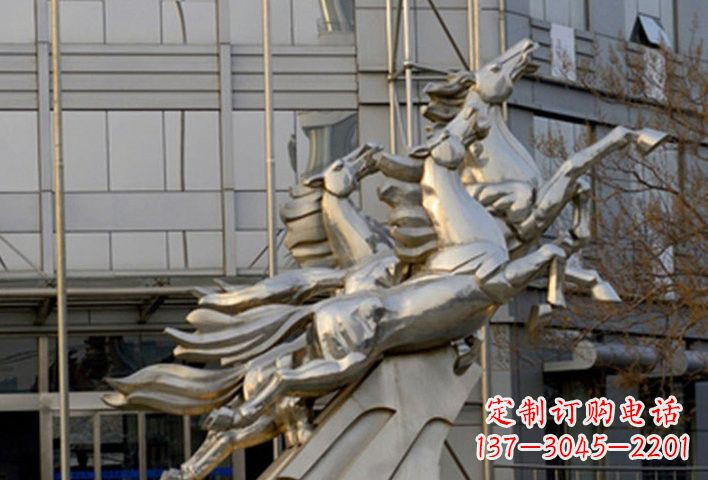 江西不锈钢马雕塑——精致的艺术瑰宝