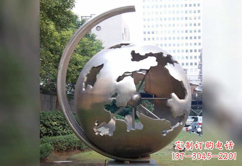 江西不锈钢地球仪雕塑艺术与科学的结合