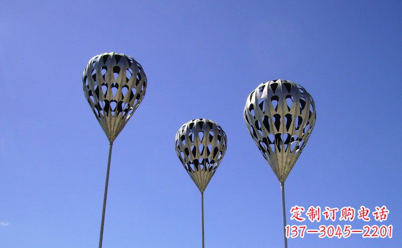 江西不锈钢气球雕塑把美丽带回大自然