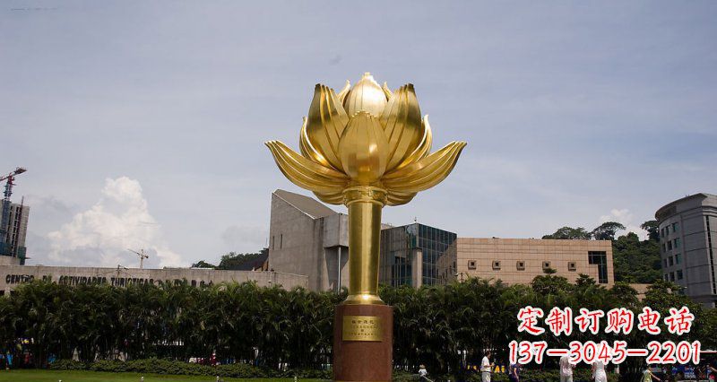 江西不锈钢莲花雕塑——精美的艺术品