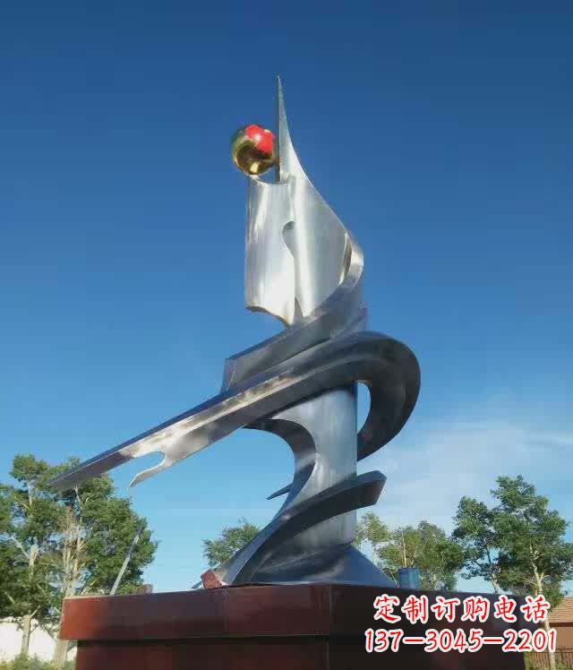 江西利用不锈钢创作书籍雕塑