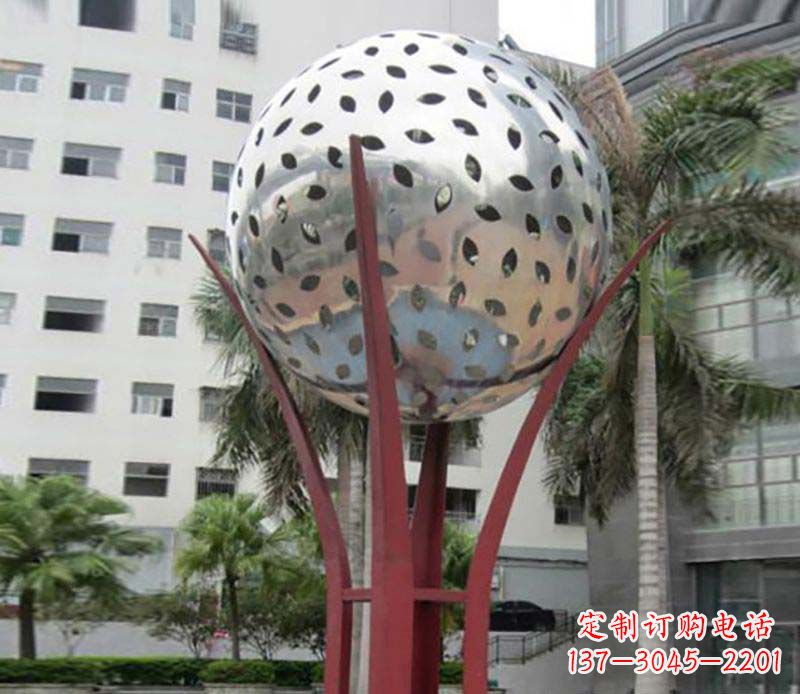 江西镂空树叶雕塑——给校园景观增添灵动之美