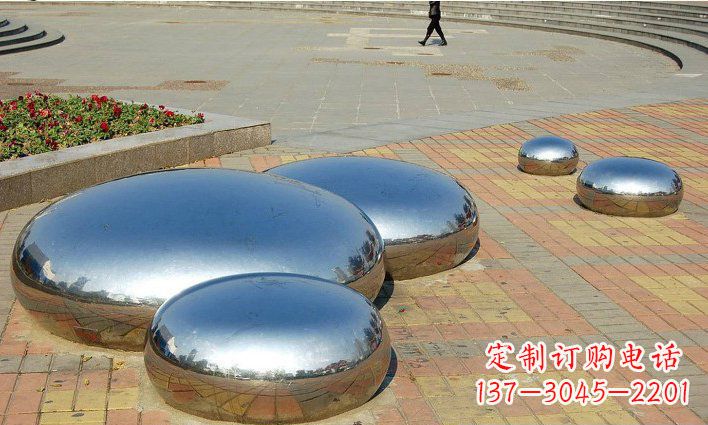 江西不锈钢水滴雕塑艺术与美的完美结合
