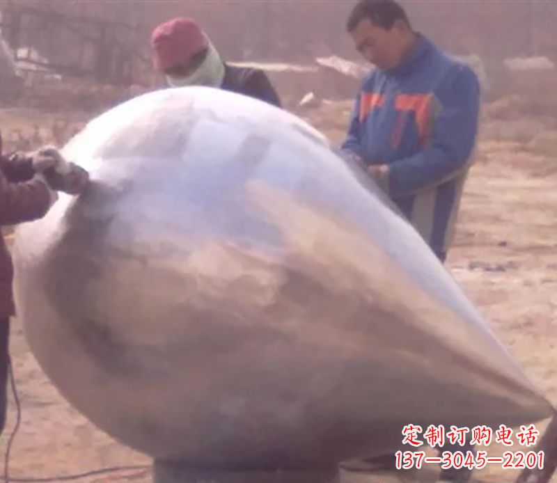 江西不锈钢水滴雕塑精致美丽的艺术品
