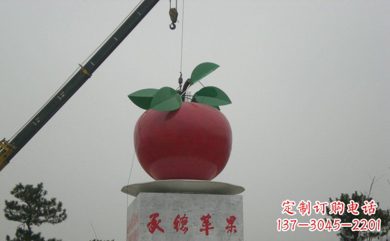 江西不锈钢苹果雕塑艺术与美学的完美结合