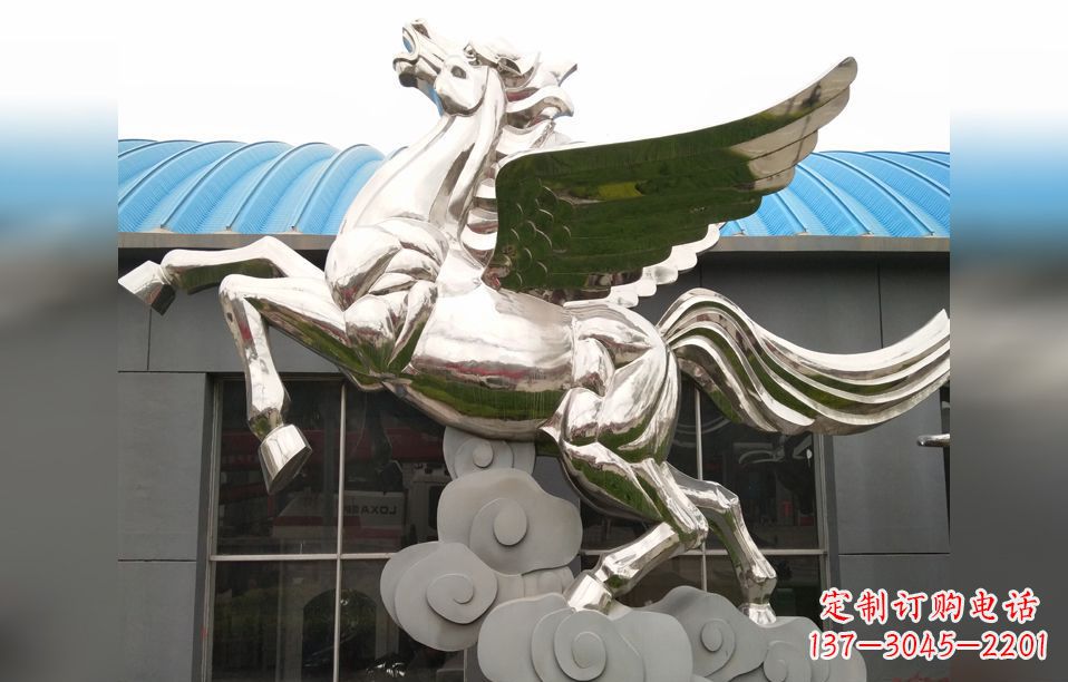 江西不锈钢飞马雕塑艺术的精髓