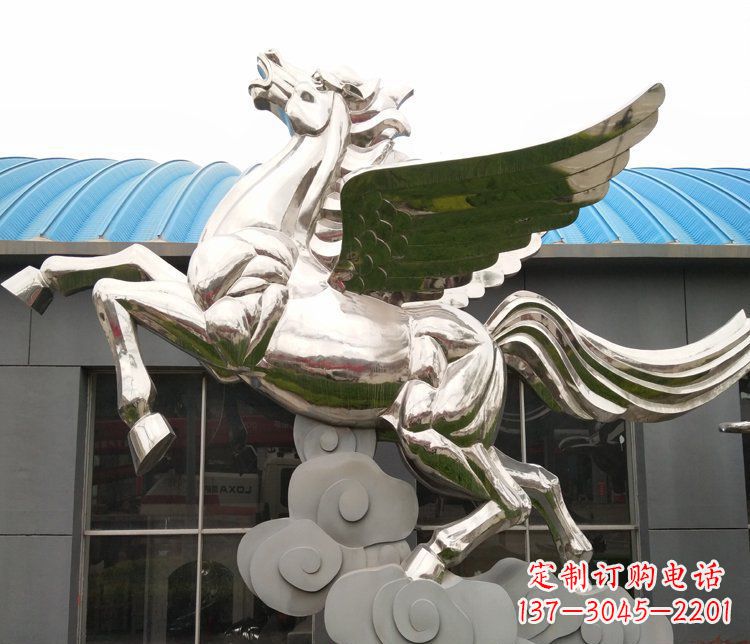 江西不锈钢踏云飞马——给城市带来动感与灵气