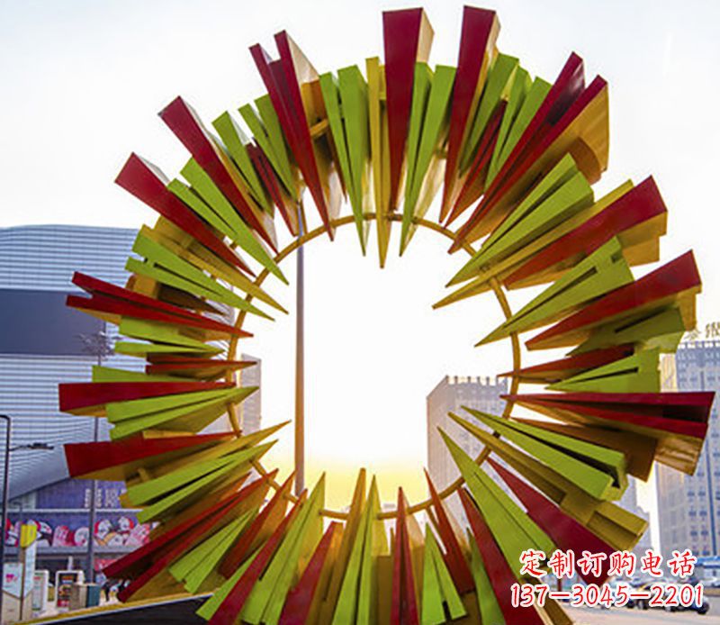 江西绚烂太阳,精美不锈钢太阳花雕塑