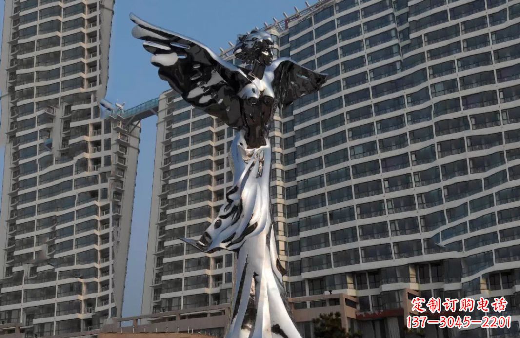 江西不锈钢天使灿烂的城市景观