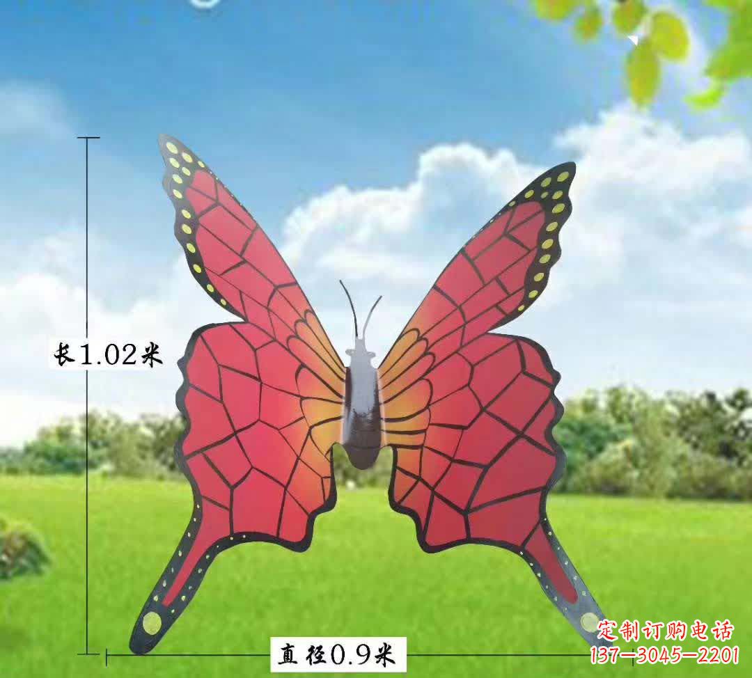 江西不锈钢铁艺蝴蝶雕塑