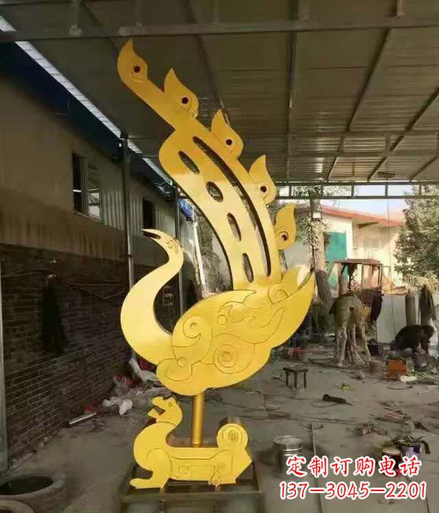 江西不锈钢铁艺凤凰雕塑