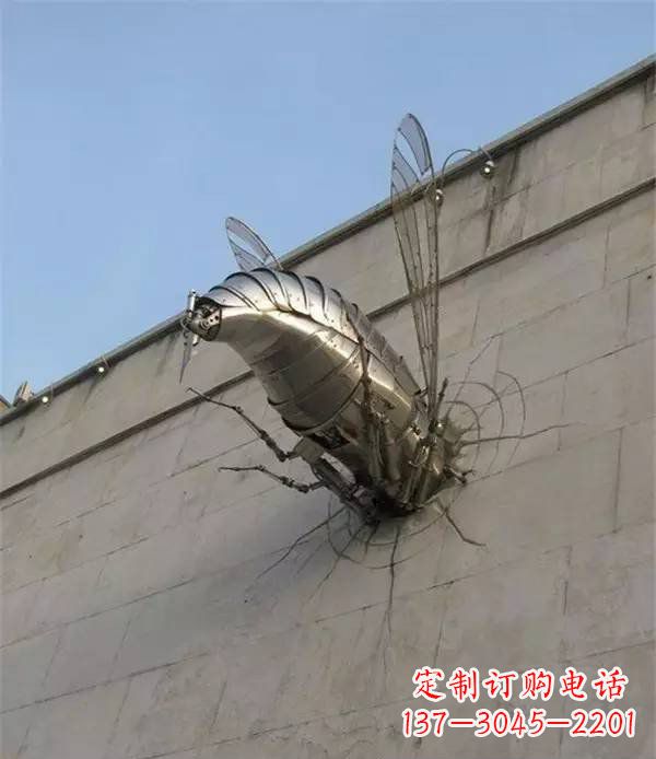 江西美丽的不锈钢无头动物雕塑