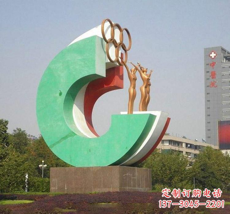 江西勇于拼搏的运动员雕塑