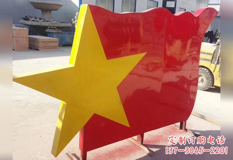 江西不锈钢五角星旗帜雕塑不只是国旗