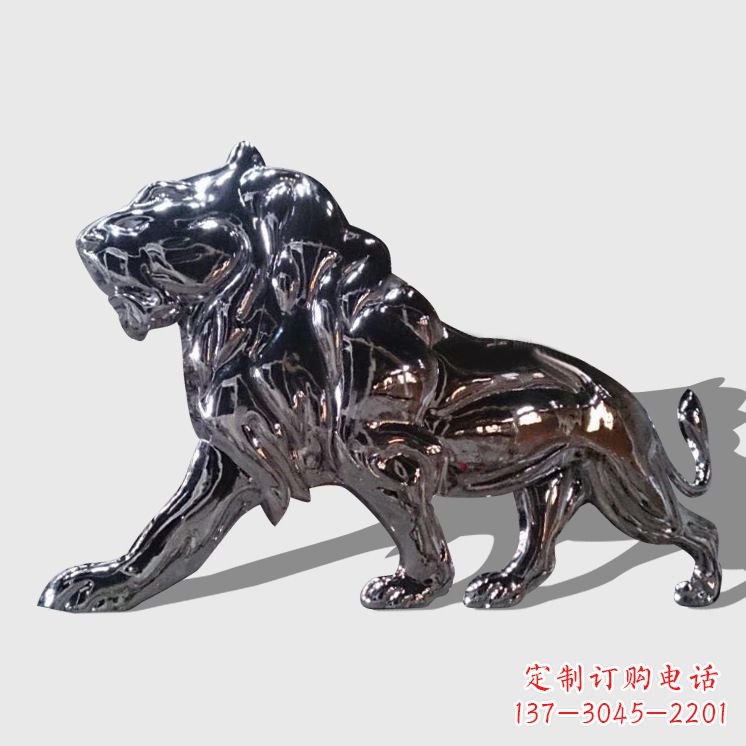 江西不锈钢西洋狮子雕塑