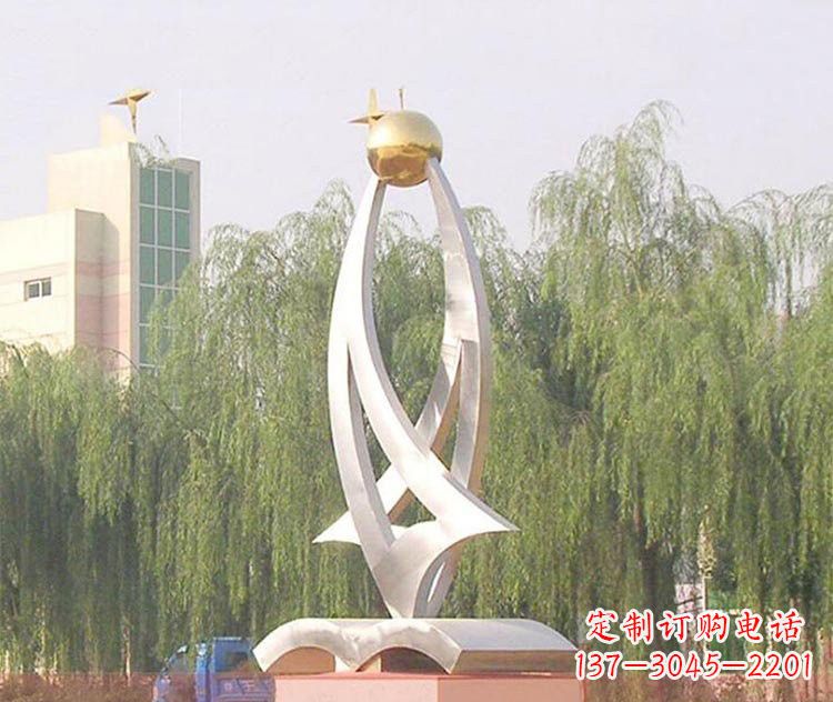 江西铭记校园美好——不锈钢书籍雕塑