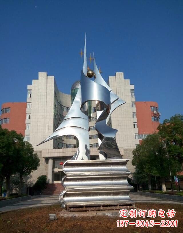 江西不锈钢书籍雕塑艺术与文化的结合
