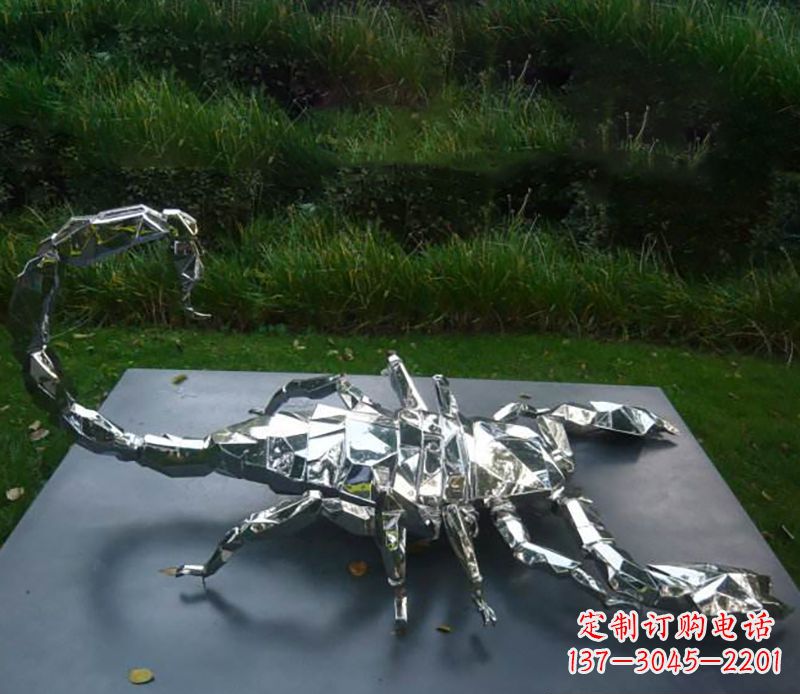 江西不锈钢蝎子雕塑精致且充满魅力