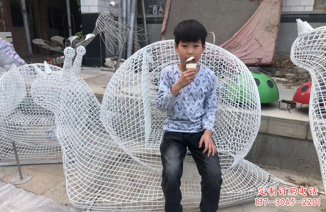 江西精美不锈钢蜗牛雕塑