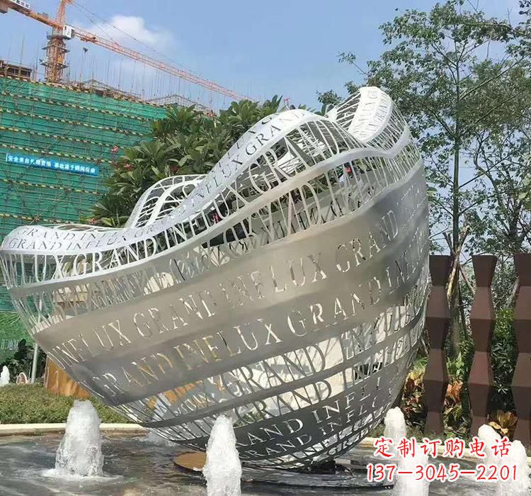 江西不锈钢元宝雕塑精致华贵的象征