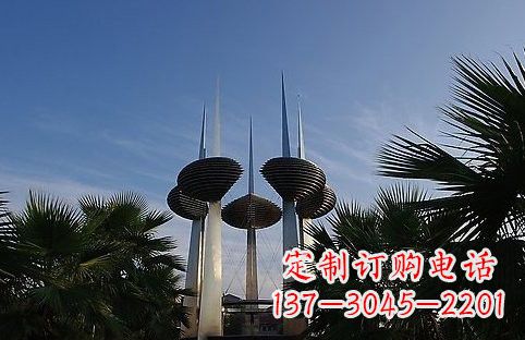 江西不锈钢避雷针雕塑精致静谧的安全保护
