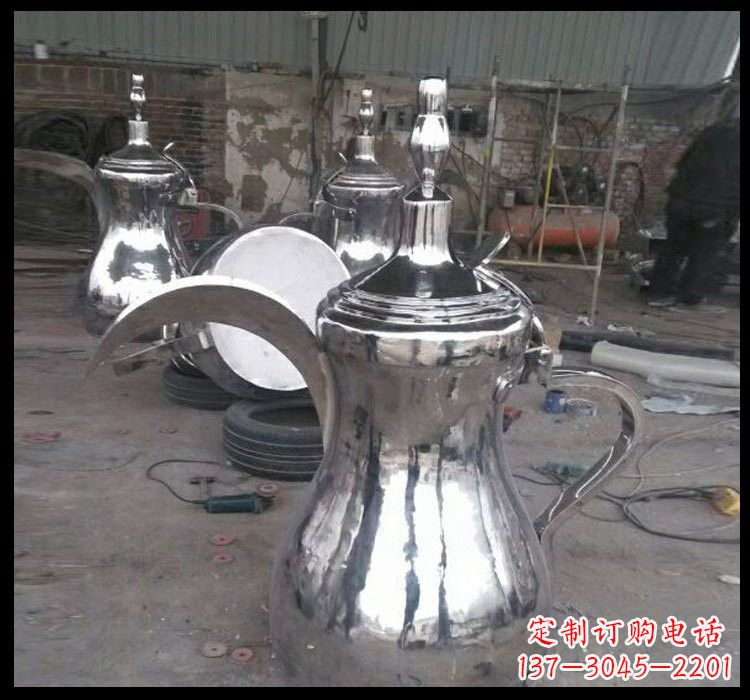 江西不锈钢酒壶雕塑传承古典艺术
