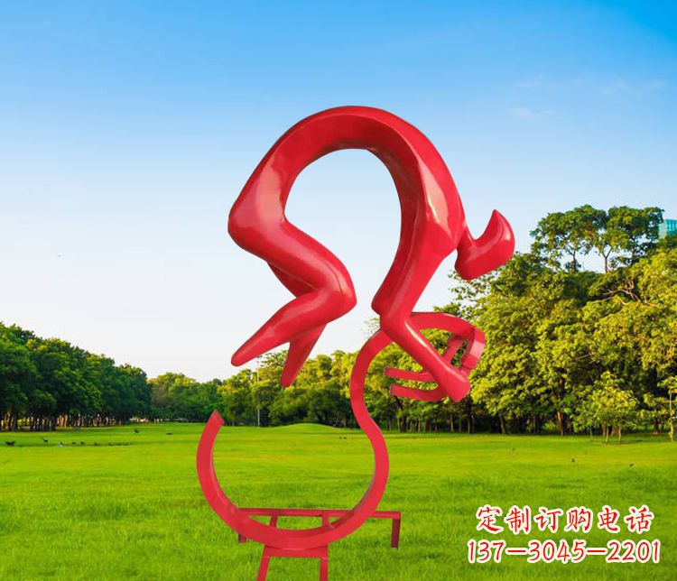 江西不锈钢自行车雕塑精致美观的园林装置