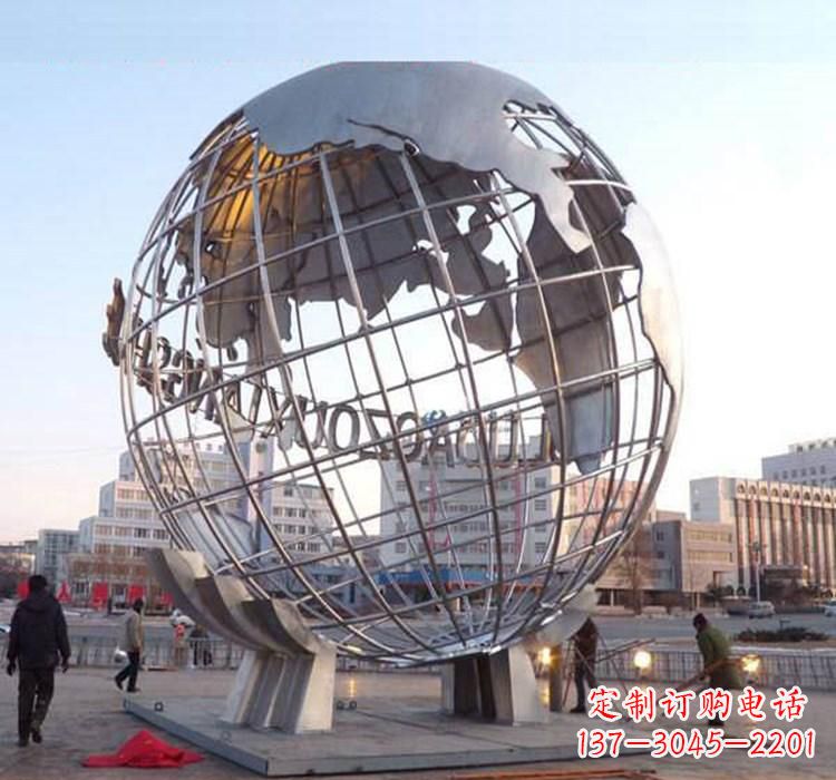 江西不锈钢地球仪雕塑一座充满美丽与灵性的艺术品