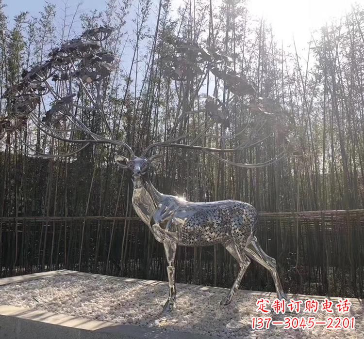 江西不锈钢动物雕塑精美的艺术作品