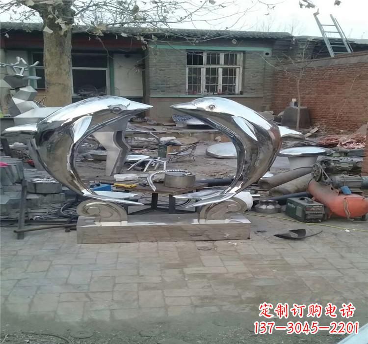 江西不锈钢海豚雕塑——精美之选
