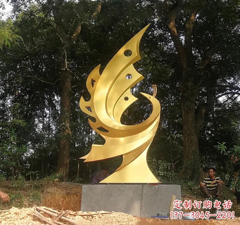 江西不锈钢凤凰雕塑——彰显传统文化之美