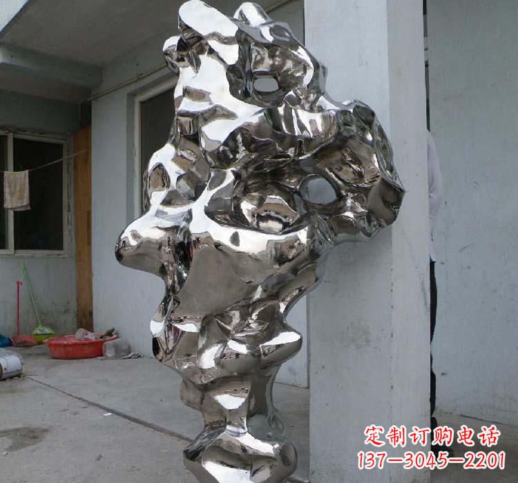 江西太湖石雕塑精美绝伦的不锈钢园林景观