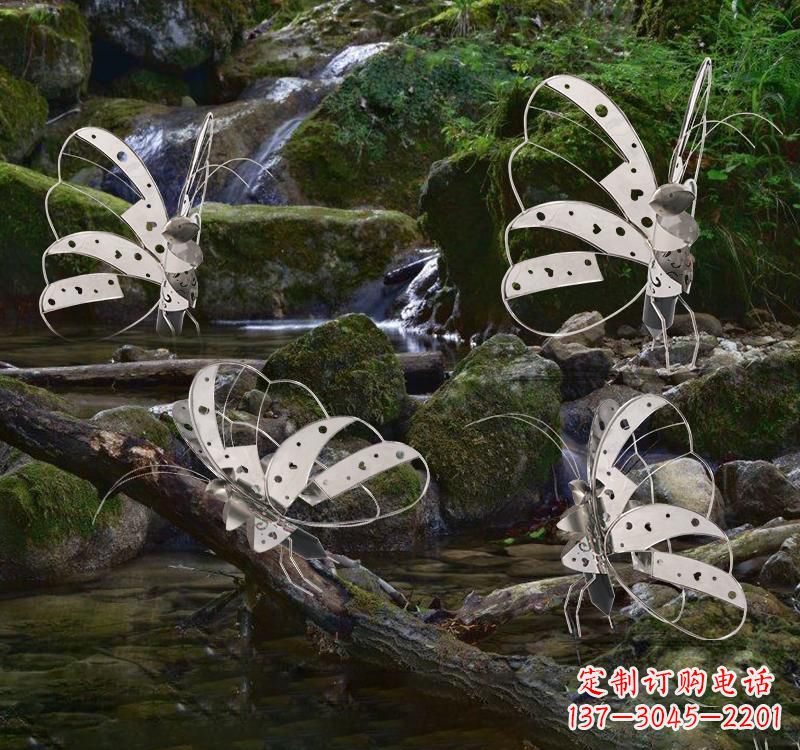 江西不锈钢园林艺术镂空蝴蝶雕塑——绽放自然之美