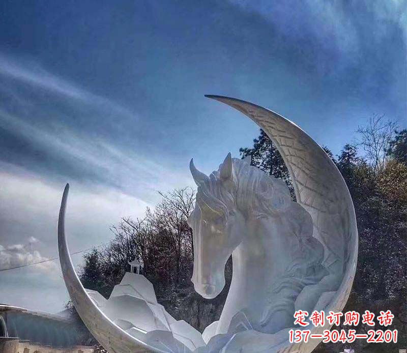 江西不锈钢月亮雕塑一种独特的艺术品