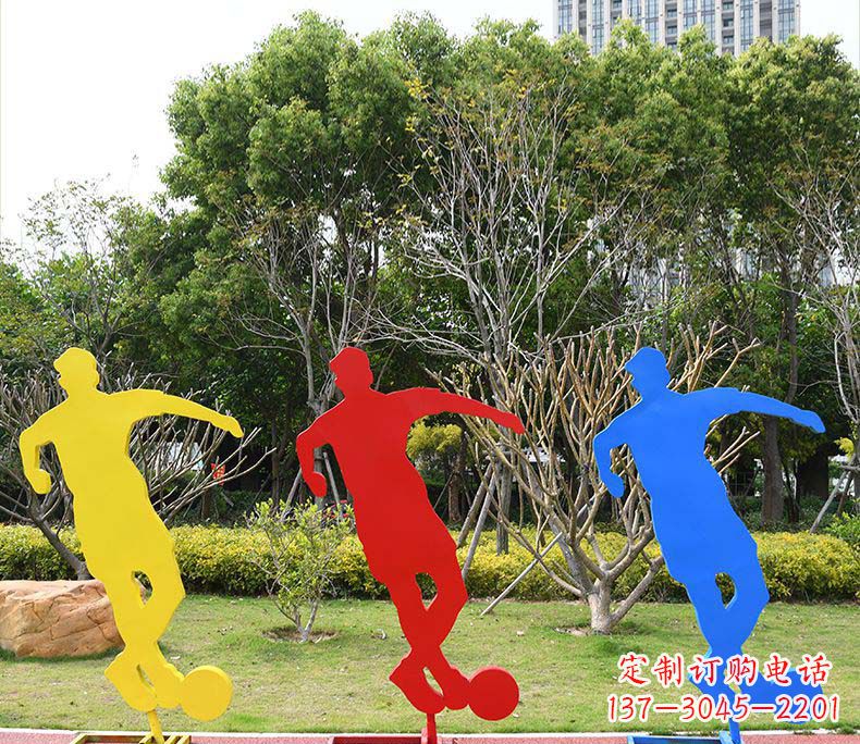 江西不锈钢足球雕塑激发运动激情