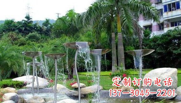 江西不锈钢喷泉雕塑——艺术之美