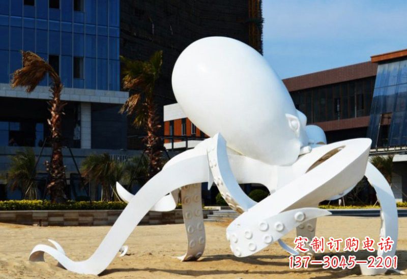 江西精美的不锈钢章鱼雕塑
