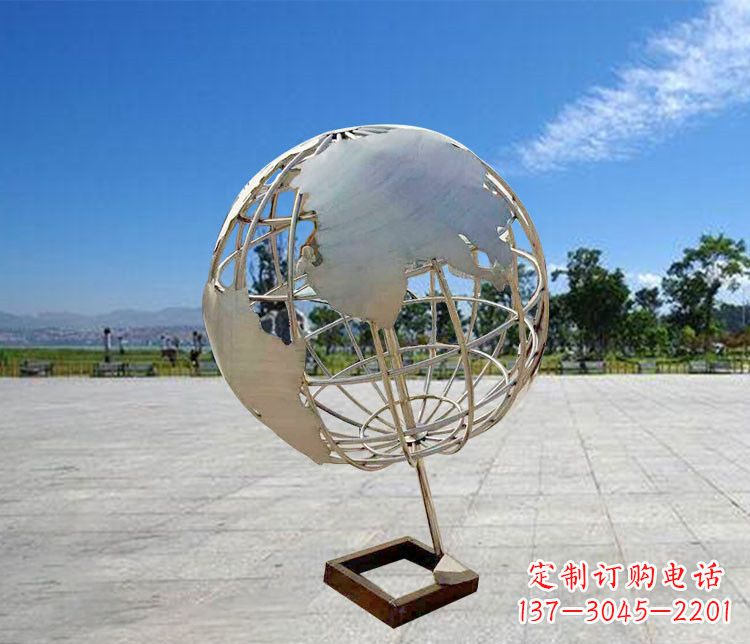 江西神奇的不锈钢地球仪雕塑